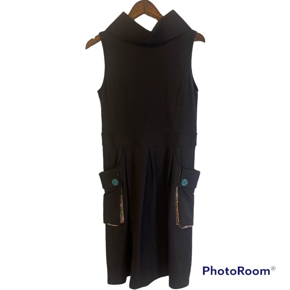 Matilda Jane Brown Sleeveless Dress With Pockets Women's Size Medium